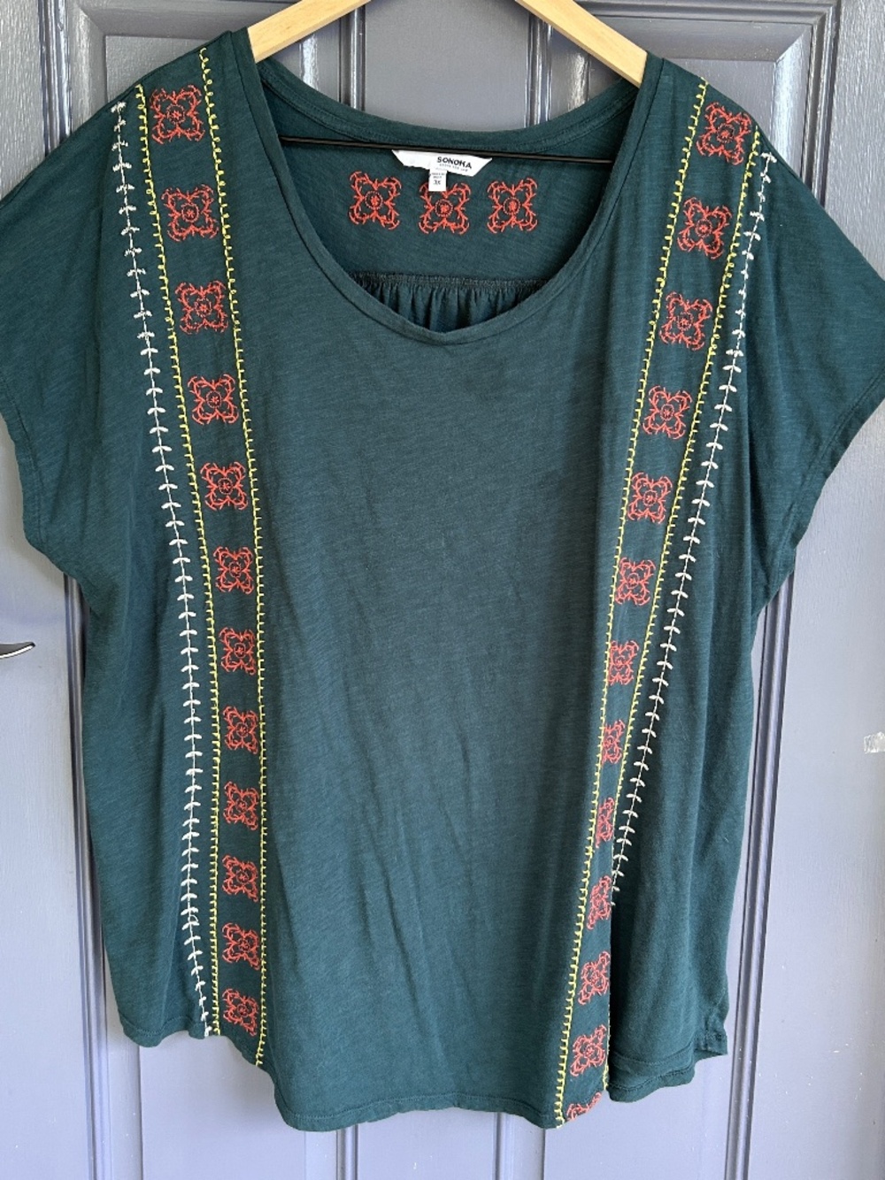 Sonoma Cotton Knit Tee, 3X